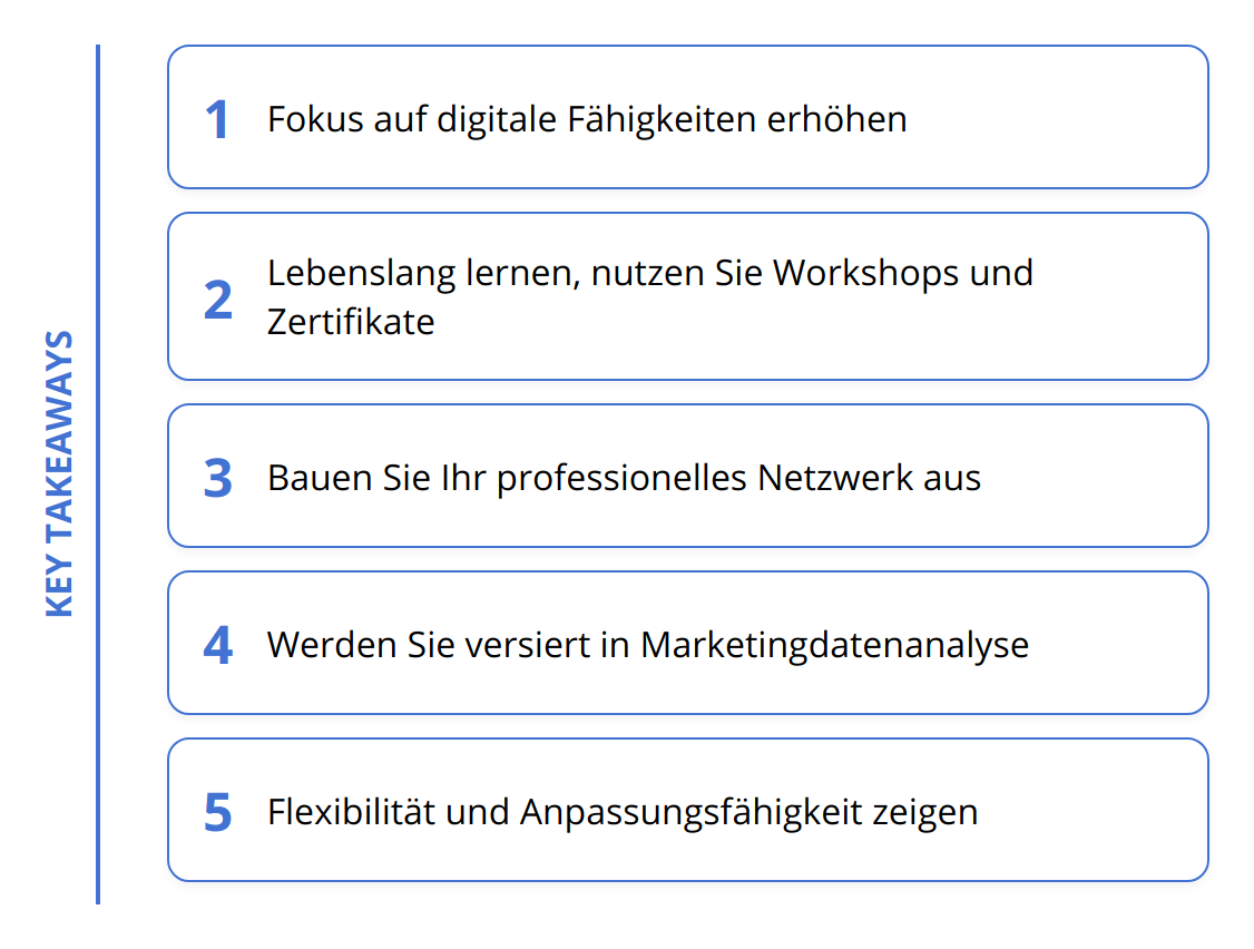 Key Takeaways - Karrierewege im Marketing