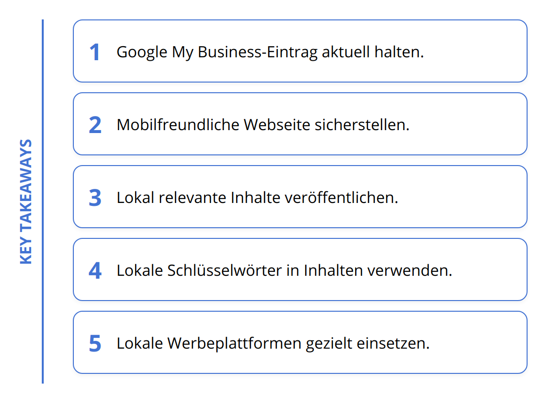 Key Takeaways - Was ist hyperlokales Marketing und wie optimiert man es?