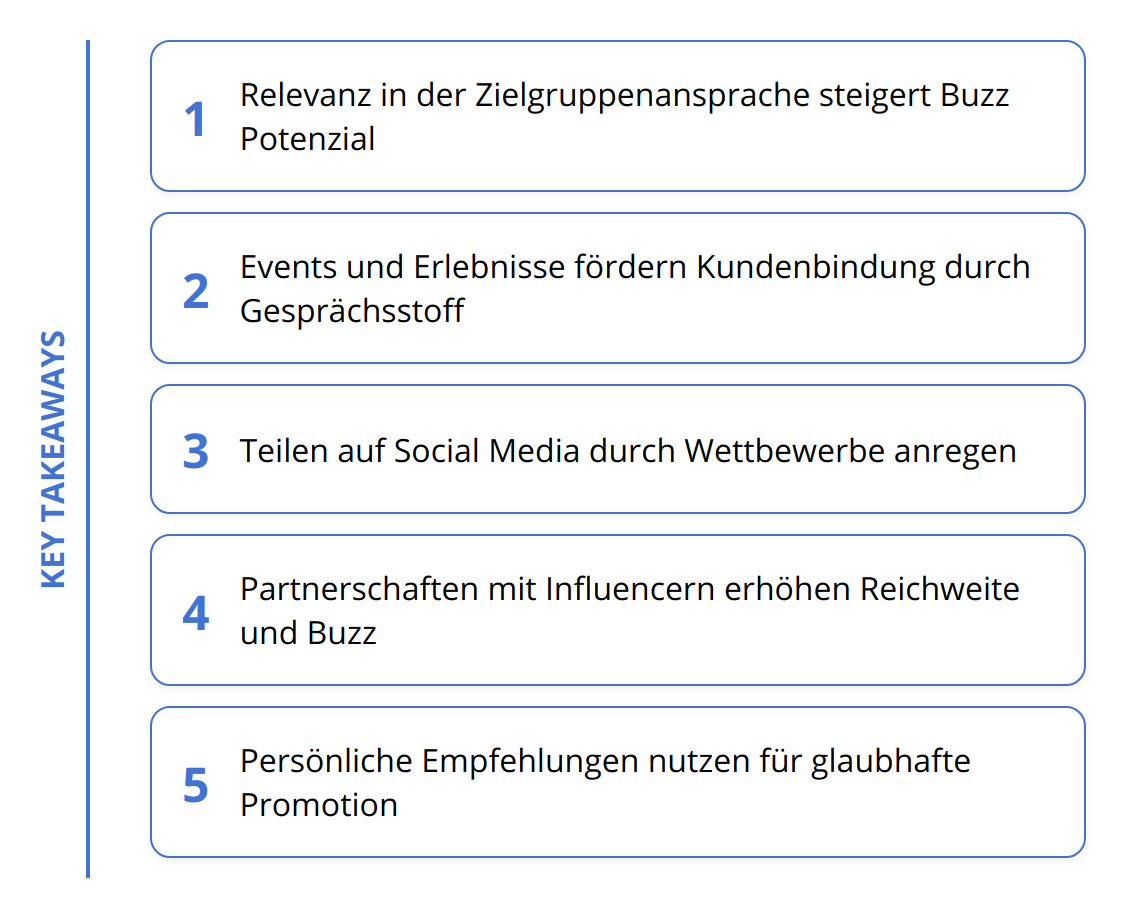 Key Takeaways - Buzz Marketing vs Viral Marketing: Unterschiede