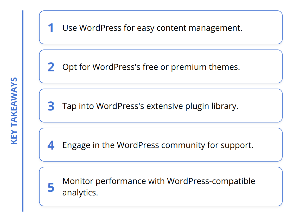 Key Takeaways - Is WordPress a Good Blog Site?