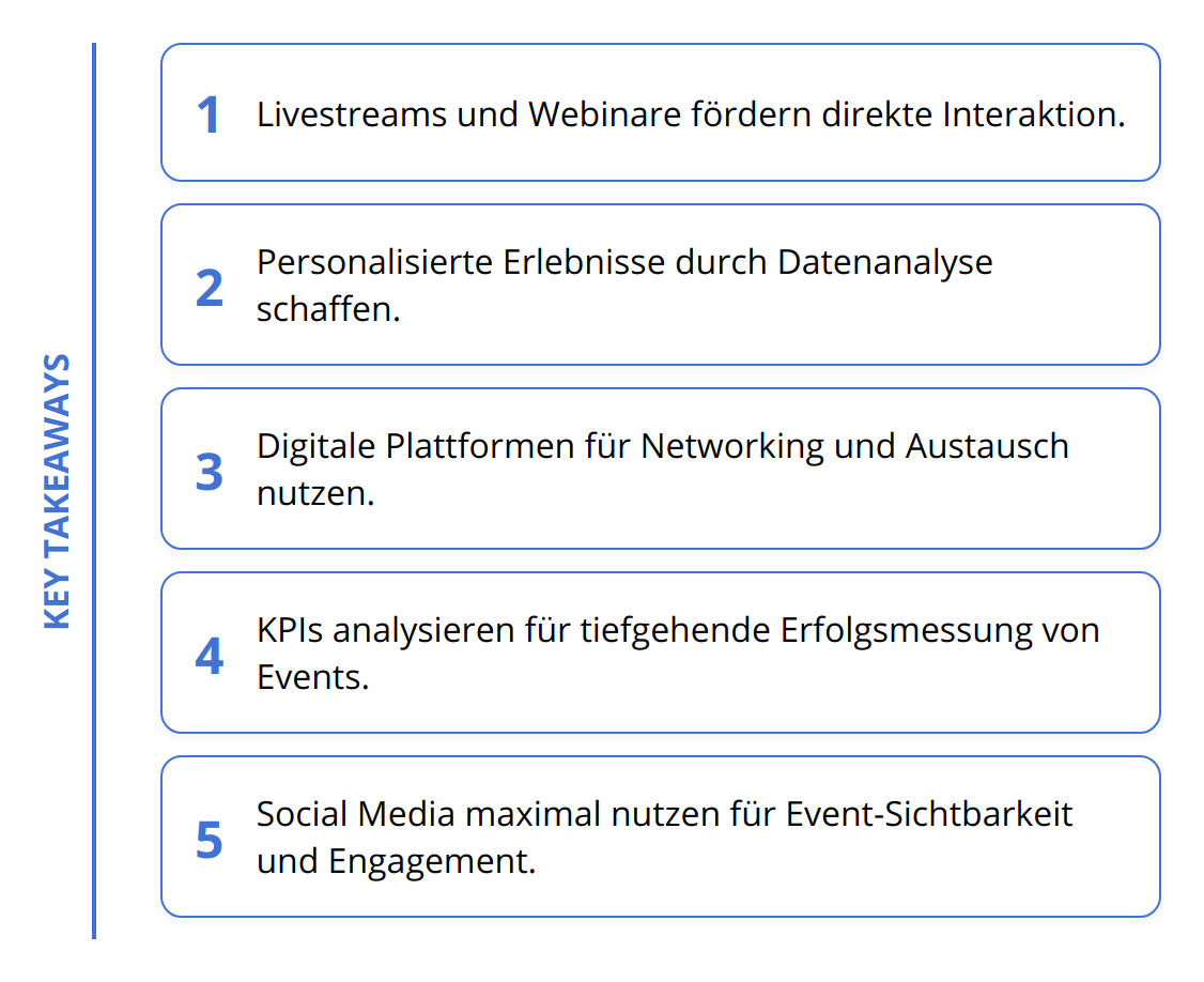 Key Takeaways - Was digitales Event Marketing für die Markeninteraktion bringt