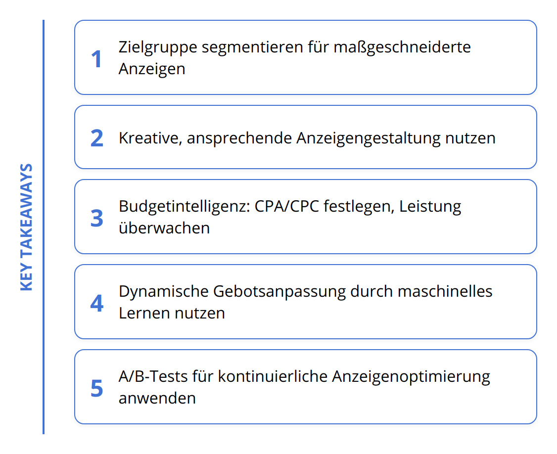 Key Takeaways - Wie man Retargeting-Kampagnen erfolgreich aufsetzt