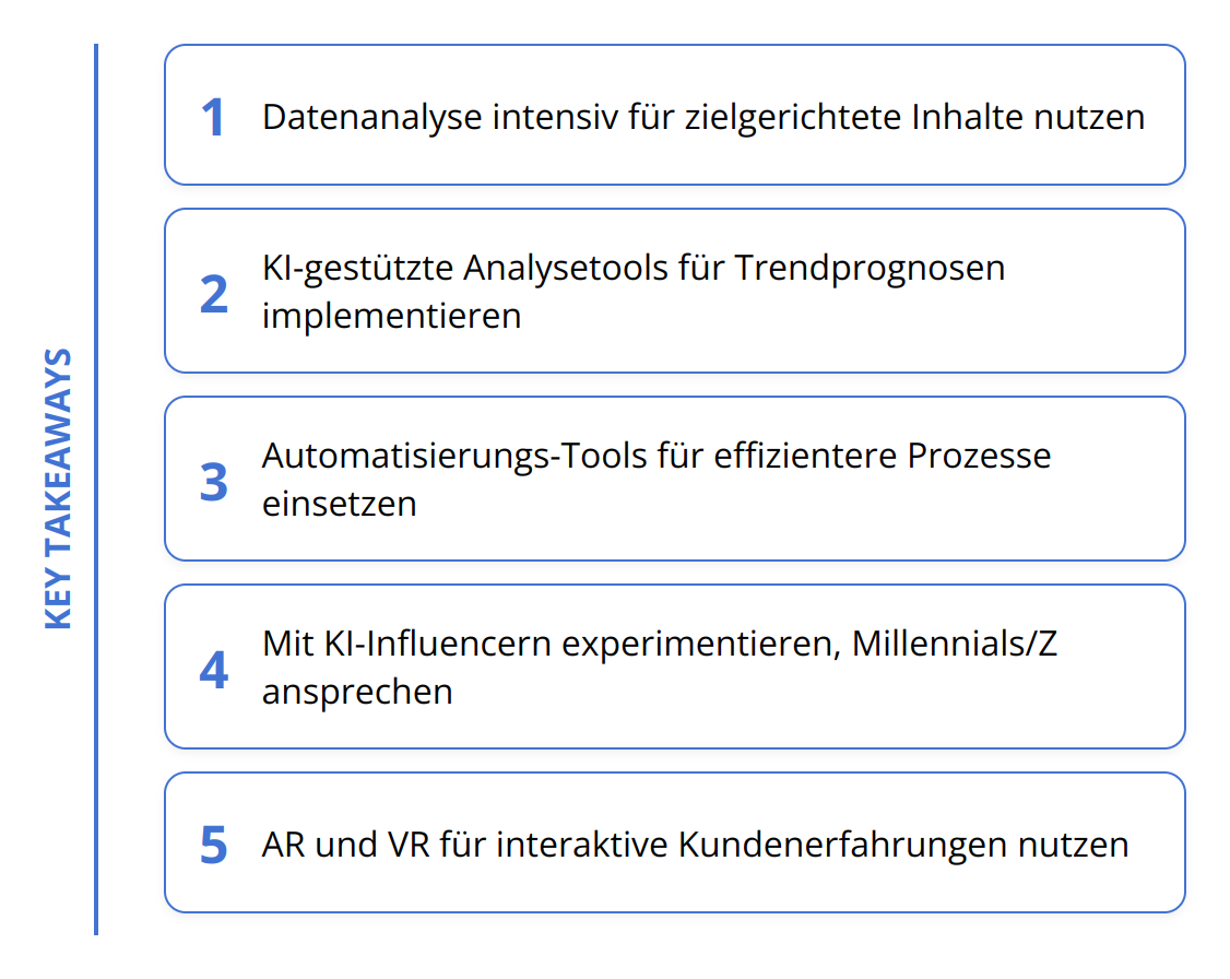 Key Takeaways - Die Zukunft von KI im Influencer-Marketing [2024]