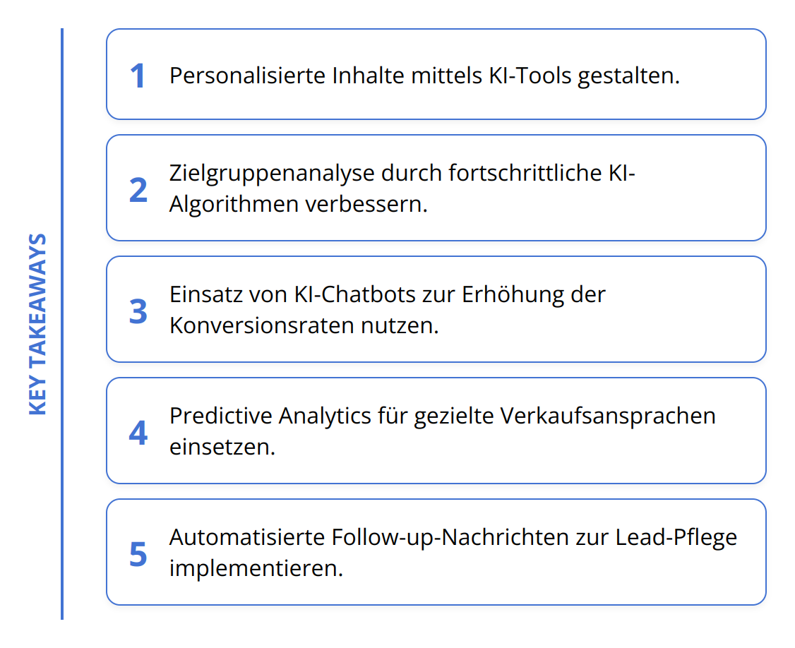 Key Takeaways - Leadgenerierung mit KI [Leitfaden]