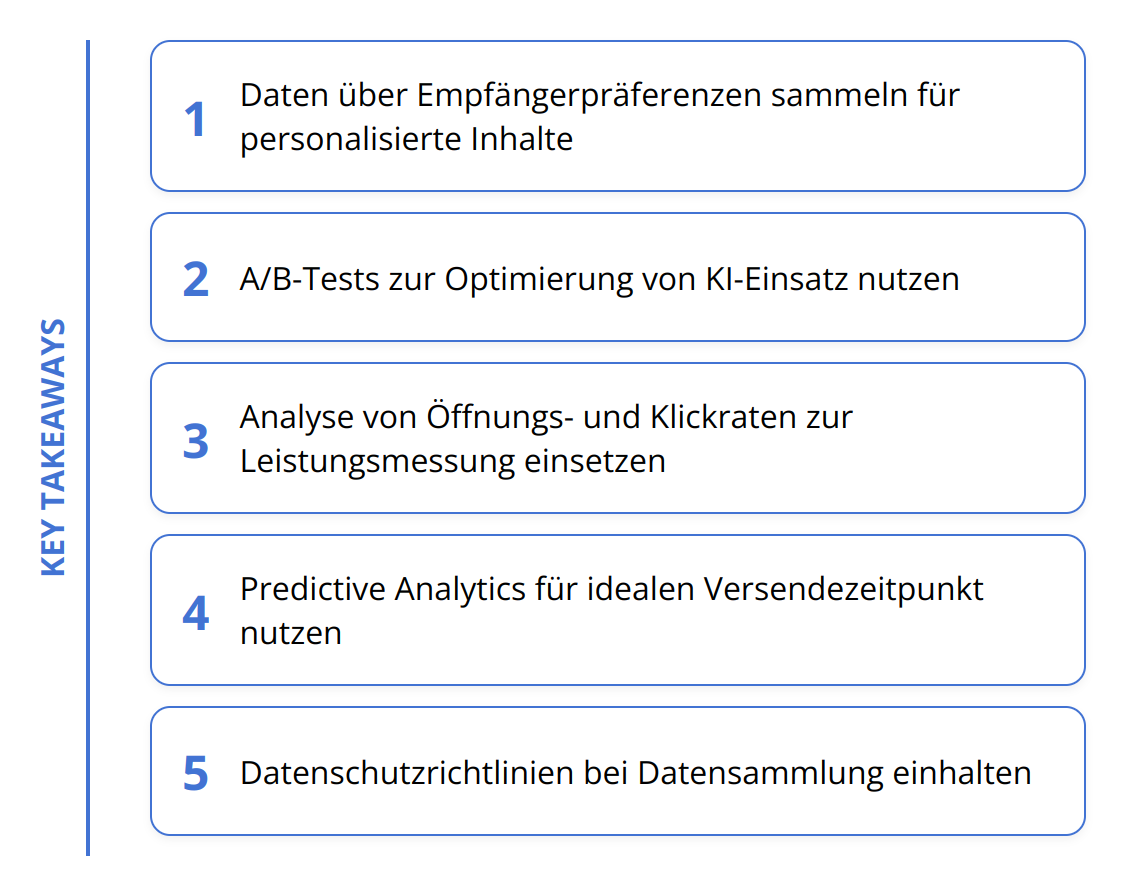 Key Takeaways - Erfolgreiches E-Mail-Marketing mit KI [Leitfaden]