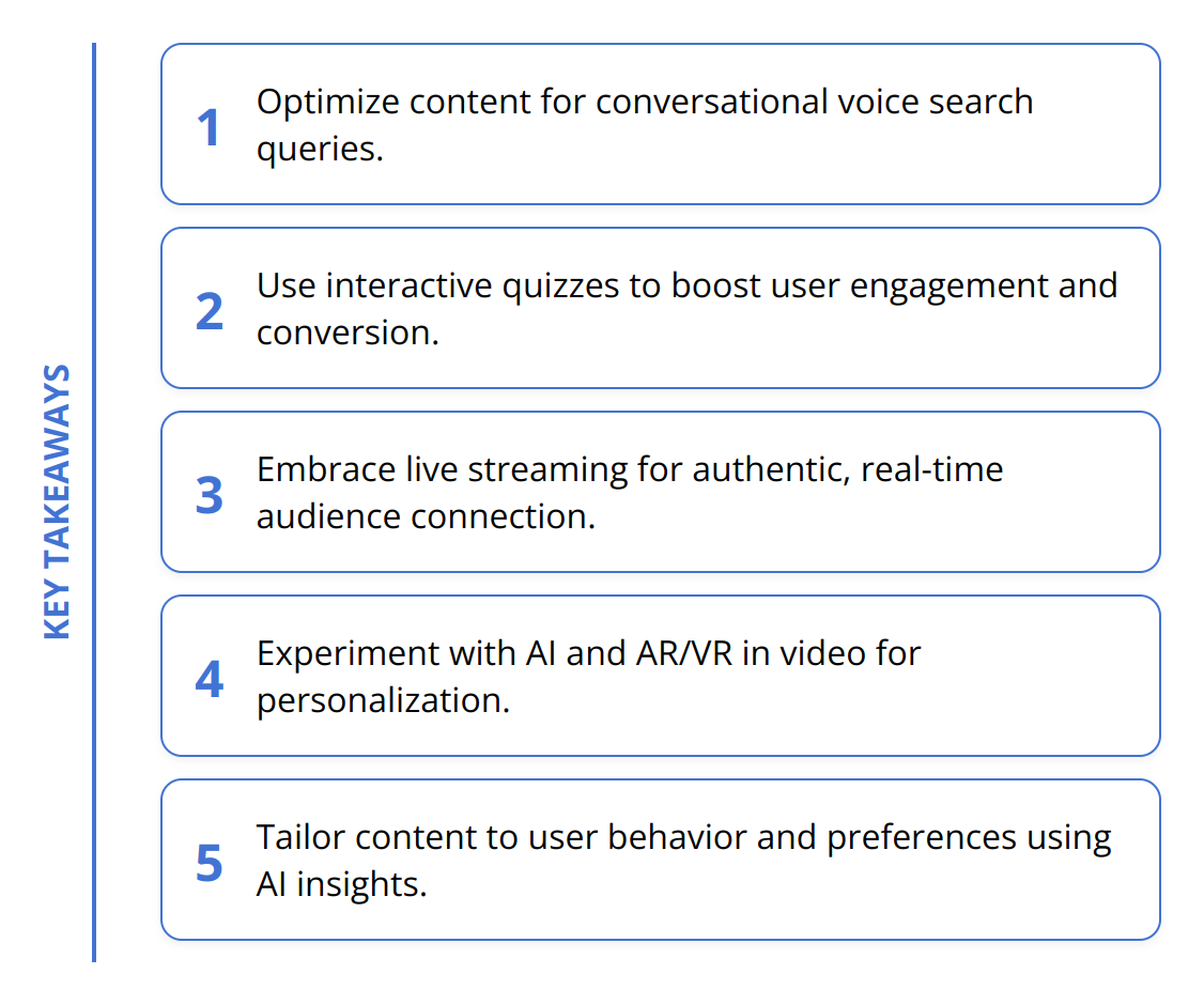 Key Takeaways - What AI Predicts for Content Trends
