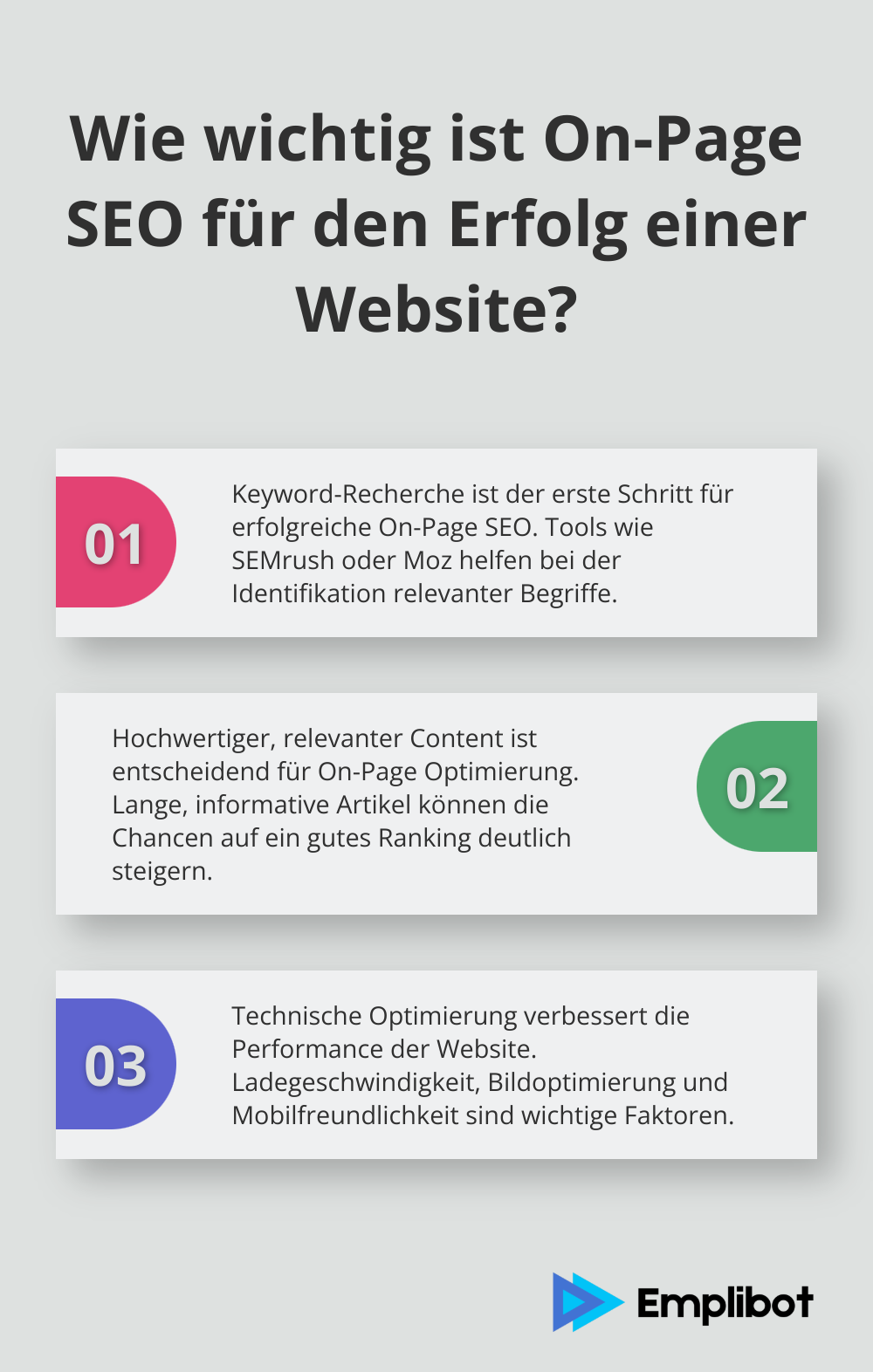 Infographic: Wie wichtig ist On-Page SEO für den Erfolg einer Website? - seo dienstleistungen