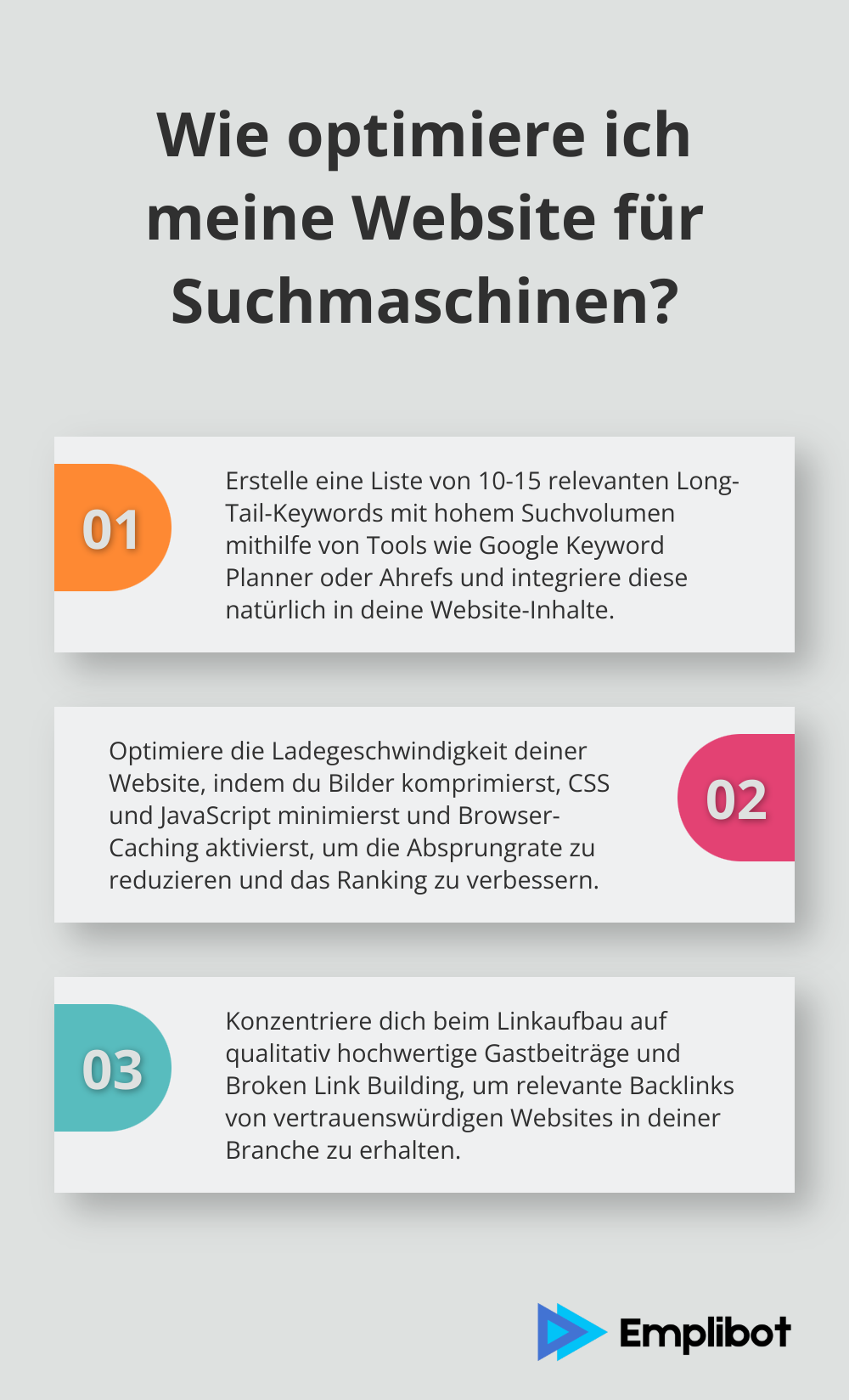 Infographic: Wie optimiere ich meine Website für Suchmaschinen? - suchmaschinenoptimierung analyse