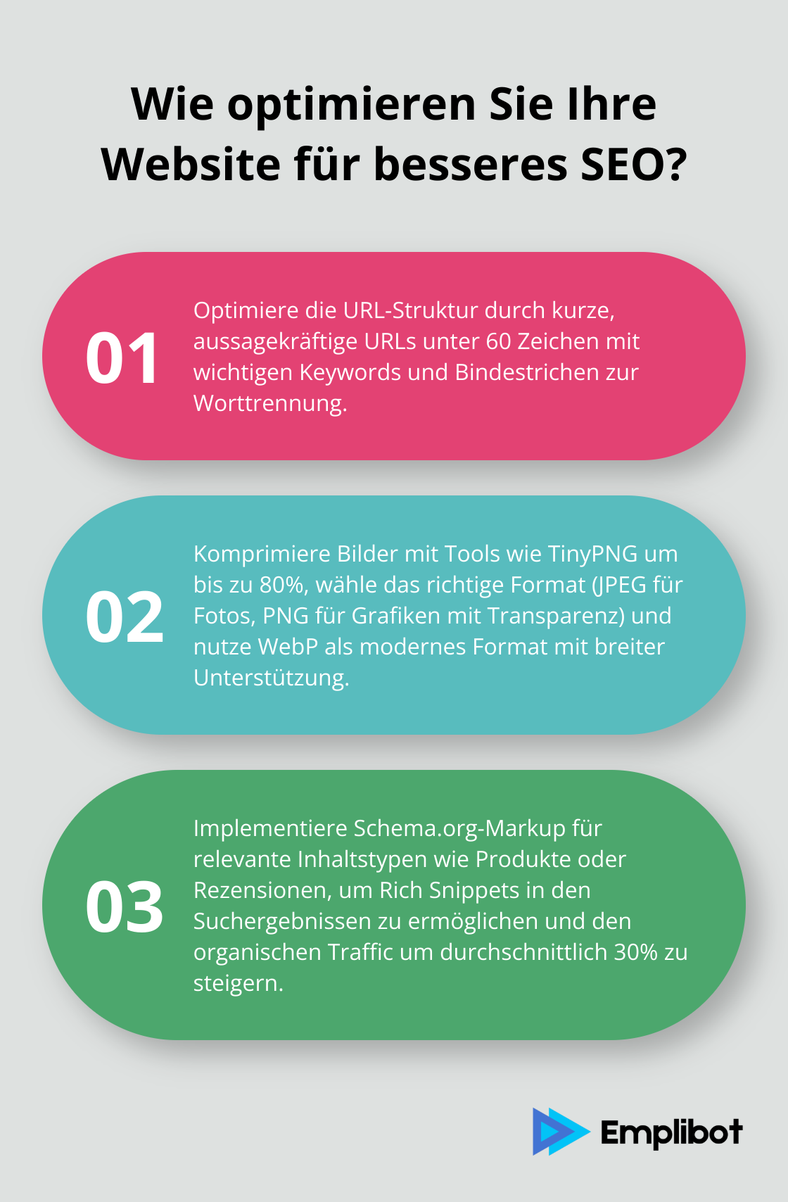 Infographic: Wie optimieren Sie Ihre Website für besseres SEO? - suchmaschinenoptimierung webdesign